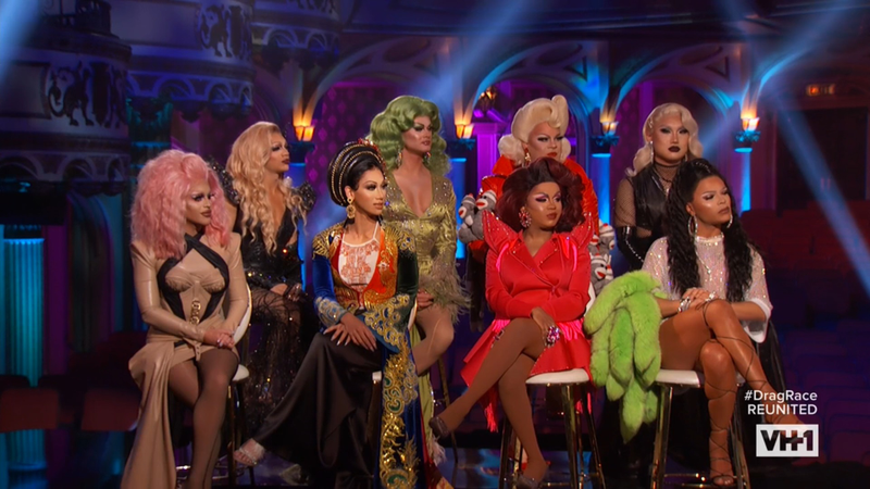 Illustration for article titled A muted, repetitive reunion continues RuPaul’s Drag Race's late-season slump